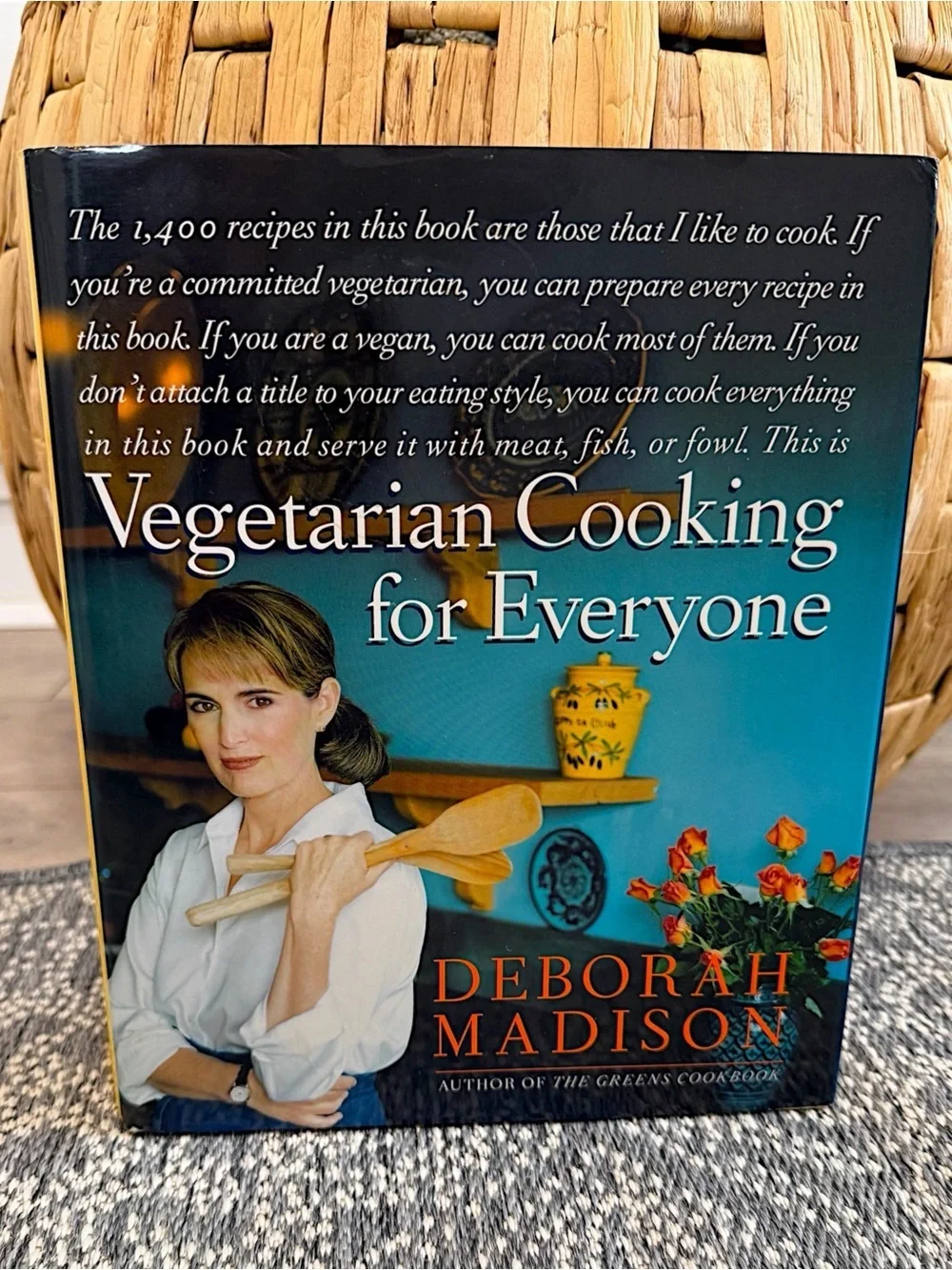 Vintage 90s Vegetarian Cookbook -Vegetarian Cooking for Everyone by